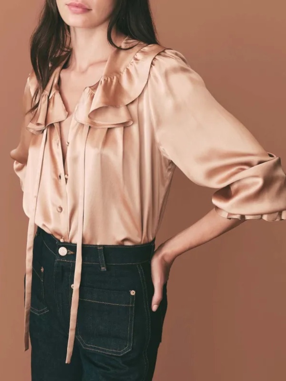 NWT Doen Solange Top Beechwood XS